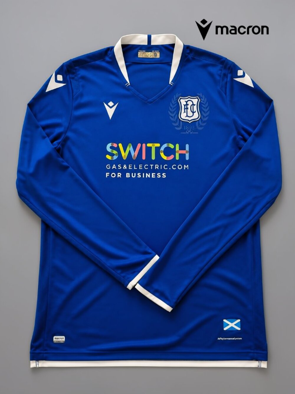 Dundee FC Macron 2019/20 Home Football Shirt XXL Long Sleeve